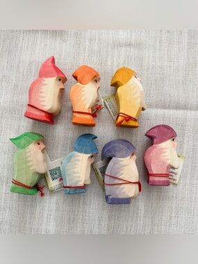 Ostheimer Wooden Dwarfs - Set Of 7